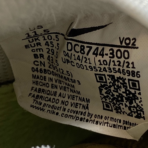 Nike Air Force 1 '07 LX Shoes Toasty Oil Green Olive DC8744-300 Men's Size 11.5 - Picture 10 of 11